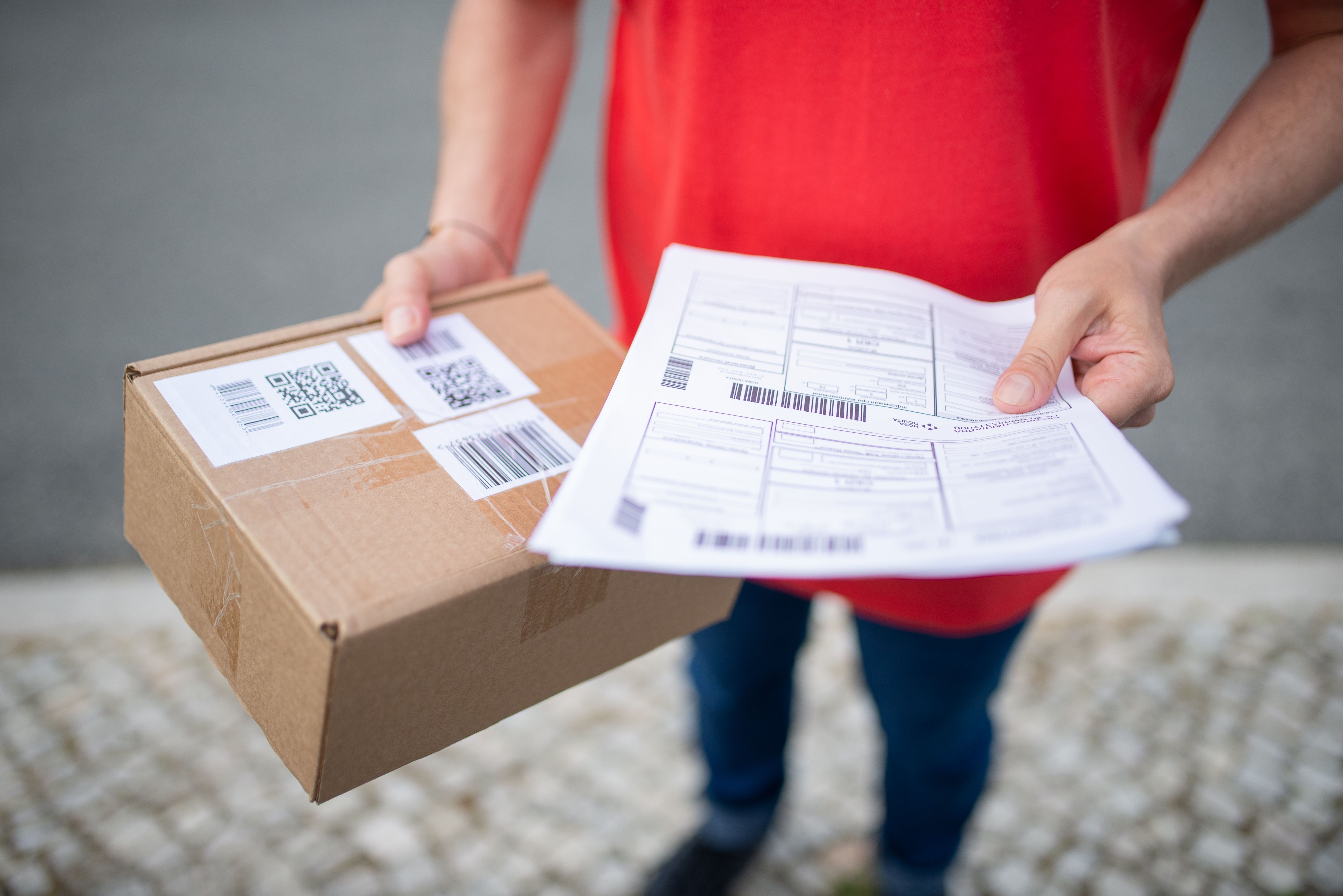 Inbound pallets verified at the prep center